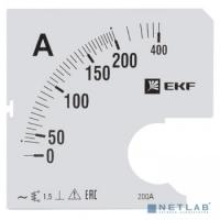 [EKF Приборы измерительные] EKF s-a961-200 Шкала сменная для A961 200/5А-1,5 EKF PROxima