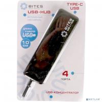 [USB-концентраторы] 5bites HB34C-311BK Концентратор 4*USB3.0 / TYPE-C PLUG / BLACK