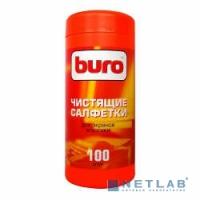 [Чистящие средства] BURO BU-Tscreen [817439] Туба с чистящими салфетками, для экранов и оптики, 100шт.