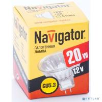 [Navigator Галогенные лампы] Navigator 94202 Лампа галогенная MR16 20W 12V 2000h