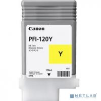 [Расходные материалы] Canon PFI-120Y 2888C001  Картридж для  TM-200/TM-205/TM-300/TM-305, 130 мл. жёлтый (GR)
