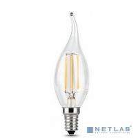 [GAUSS Светодиодные лампы] GAUSS 104801105-D Светодиодная лампа LED Filament Свеча на ветру dimmable E14 5W 420lm 2700K 1/10/50