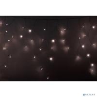 [Новогодние светоукрашения] Neon-night 255-146 Гирлянда Айсикл (бахрома) светодиодный, 4,8 х 0,6 м, прозрачный провод, диоды ТЕПЛЫЙ БЕЛЫЙ,  176 LED
