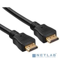 [Кабель] Bion Кабель HDMI v1.4, 19M/19M, 3D, 4K UHD, Ethernet, Cu, экран, позолоченные контакты, 1.8м, черный [BXP-CC-HDMI4-018]