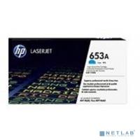 Картридж лазерный HP 653A CF321AC голубой (16000стр.) для HP CLJ Ent M651n/M651dn/M651xh/M680dn/M680