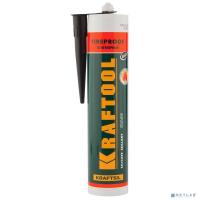 [Пена монтажная] KRAFTOOL Герметик KRAFTFLEX FR150 силикатный огнеупорный "+1500 С", жаростойкий, черный, 300мл [41260-4]