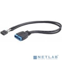 [Кабель] Cablexpert Внутренний USB2 - USB3 кабель, 9pin/19pin, 0.3m (CC-U3U2-01)