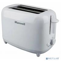 [Тостер] MAXWELL MW-1505(W) Тостер   Функция отмены. 7 степеней обжарки. Поднос для крошек