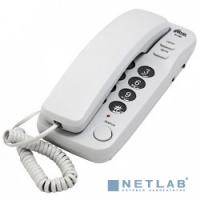 [Телефон] RITMIX RT-100 grey  {Телефон проводной Ritmix RT-100 серый [повторный набор, регулировка уровня громкости, световая индикац]}