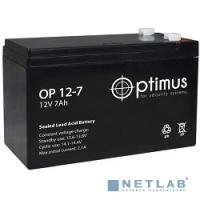 [батареи] Optimus OP1207 Батарея 12V/7Ah (для охранно-пожарных систем)