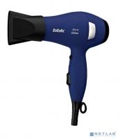 [Фены BBK] BBK BHD0800 (DB) Фен, темно-синий; Автоматическое отключение при перегреве.; длина шнура: 1.8м; мощность: 800Вт; цвет: темно-синий