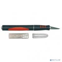 [Штукатурно -малярный инструмент] FIT IT Нож макетный, прорезиненная алюминиевая ручка [10487]