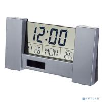 [Колонки] Perfeo Часы-будильник "City", серебряный, (PF-S2056) время, температура, дата