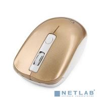 [Мышь] Gembird MUSW-400-G Gold USB { Мышь беспров., 3кн.+колесо-кнопка, 2.4ГГц, 1600 dpi, бесшумный клик}
