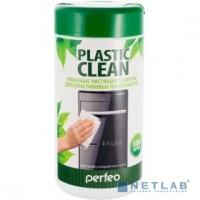 [Чистящие средства] Perfeo PF-T/PC-100 чистящие салфетки "Plastic Clean", для пластиковых поверхностей, в тубе, 100шт.