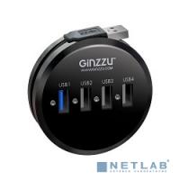 [Контроллер] HUB GR-314UB Ginzzu USB 3.0/2.0, 4 port (1xUSB3.0+3xUSB2.0)