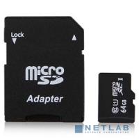 [Карта памяти ] Micro SecureDigital 128Gb QUMO QM128GMICSDXC10U1 {MicroSDXC Class 10 UHS-I, SD adapter}
