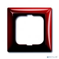 [ABB Розетки и выключатели] ABB 1725-0-1516 Рамка 1-постовая, серия Basic 55, цвет foyer-red