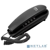 [Телефон] RITMIX RT-005 black {проводной телефон, повторный набор номера, настенная установка, кнопка выключения микрофона, регулятор громкости звонка}