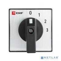 [EKF Кулачковые и пакетные выключатели, концевые вы] EKF pk-1-101-10 Переключатель кулачковый ПК-1-101 10А 1P «0-1-2-3»