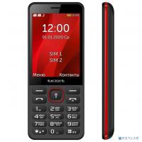 [Мобильный телефон] TEXET TM-309 мобильный телефон цвет черный-красный