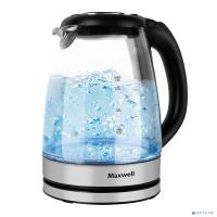 [Чайник] MAXWELL (MW-1089(TR)) Чайник  Мощность 1850 Вт.1,8 л.Термостойкое стекло.