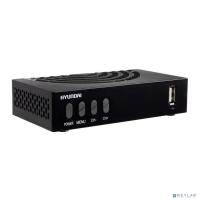 [Цифровые ТВ приставки HYNDAI] Ресивер DVB-T2 Hyundai H-DVB440 черный