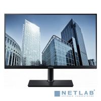[Монитор] LCD Samsung 23.8" S24H850QFI черный {PLS LED 2560x1440 5ms 16:9 1000:1 300cd 178/178 HDMI DisplayPort}