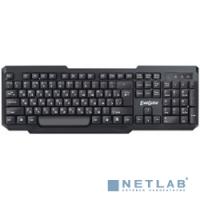 [Клавиатуры] Exegate EX264084RUS Клавиатура Exegate LY-404, <USB, черная, 104кл, Enter большой> Color box