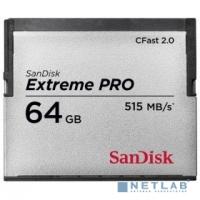 [Карта памяти ] Флеш-накопитель Sandisk Карта памяти SanDisk Extreme Pro CFAST 2.0 64GB 525MB/s VPG130