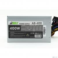 [Блоки питания] AirMax A8-400W Блок питания 400W ATX (24+4+6пин, 80mm (SCP)\(OVP)\(OCP)\(UVP)\ATX 12V v.2.3)