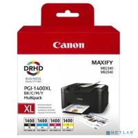 [Расходные материалы] Canon PGI-1400XL BK/C/M/Y (9185B004)  Картридж струйный для MAXIFY МВ2040 и МВ2340, Multipack (GQ)