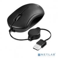 [Мышь] SVEN RX-60 USB чёрная  {2+1кл. 1000DPI, каб. 0,7м, автосмотка, блист.}
