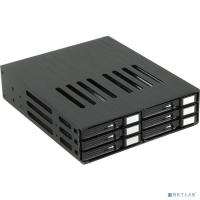 [Опция к серверу] Procase L2-106-SATA3-BK {Корзина L2-106SATA3 6 SATA3/SAS, черный, с замком, hotswap mobie rack module for 2,5" slim HDD(1x5,25) 2xFAN 40x15mm}