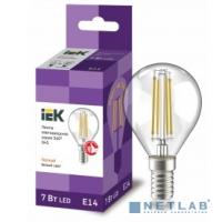 [светодиодные лампы ] Iek LLF-G45-7-230-30-E14-CL Лампа LED G45 шар прозр. 7Вт 230В 3000К E14 серия 360°