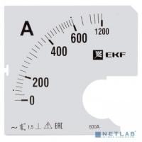 [EKF Приборы измерительные] EKF s-a961-600 Шкала сменная для A961 600/5А-1,5 EKF PROxima