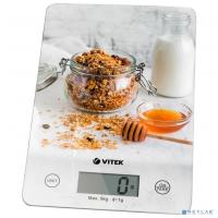 [Весы] VITEK VT-8033(W) Весы кухонные  Максимальный вес 5 кг  Автомтическое обнуление и отключение.