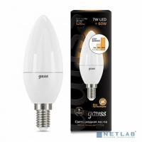 [GAUSS Светодиодные лампы] GAUSS 103101107-S Светодиодная лампа LED Свеча E14 7W 520lm 3000К step dimmable 1/10/100