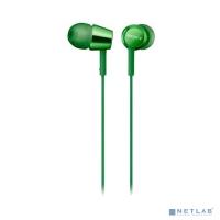 [наушники] Sony MDREX155G.E(GQ) вкладыши , цвет зеленый