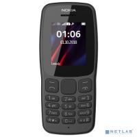 [Мобильный телефон] NOKIA 106 DS TA-1114 GREY [16NEBD01A02]