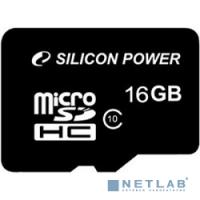 [Карта памяти ] Micro SecureDigital 16Gb Silicon Power SP016GBSTH010V10 {MicroSDHC Class 10}