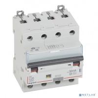 [Дифавтоматы] Legrand 411235 Автоматический выключатель дифференциального тока DX? 6000 - 10 кА - тип характеристики С - 4П - 400 В~ - 20 А - тип A - 30 мА - 4 модуля