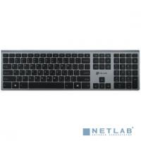 [Клавиатура] Клавиатура Oklick 890S серый USB беспроводная slim {1196549}