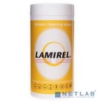 [Чистящие средства] Lamirel LA-11440(01) Чистящие салфетки Lamirel для экранов всех типов в тубе, 100 шт