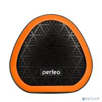 [Колонки] Perfeo Bluetooth-колонка "TRIANGLE" FM, MP3 microSD, AUX, TWS, мощность 6Вт, 800mAh, черная/оранжевая [PF_A4342]