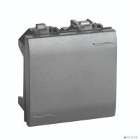 [Электроустановочные изделия] Dkc 77022N Выключатель типа "кнопка", черный, 2мод.