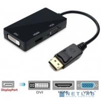 [Переходник] ORIENT Кабель-адаптер C309, DisplayPort M -> HDMI/ DVI-I/ VGA, длина 0.2 метра, черный (30309)