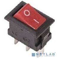 [Rexant Кнопки, тумблеры, клавишные выключатели] Rexant 36-2031 Выключатель клавишный 250V 3А (3с) ON-ON красный  Micro
