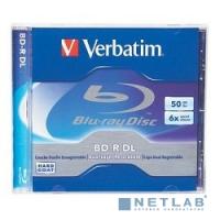 [Диск] BD-R Verbatim 6-x, 50 Gb,  Jewel Case Ink Print диски (43736/43735)