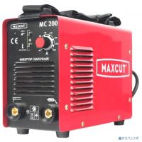 [Сварочное оборудование, Инверторы] MAXCUT MC200 Аппарат сварочный [65300200] { 1ф: 220В; потребляемая мощность: 5,0 кВА; сварочный ток мин/макс:  20/200А; ПВ 60%; диаметр электрода: 1.6/4 мм }